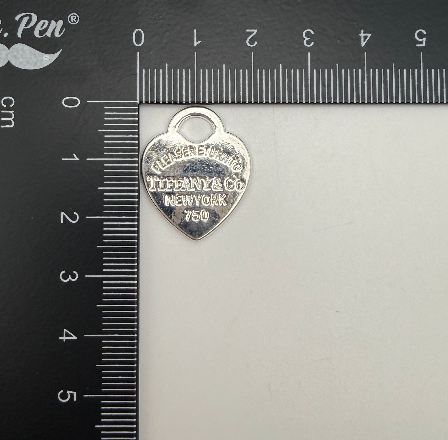 Silver Tiffany & Co Heart Metal DIY Charms