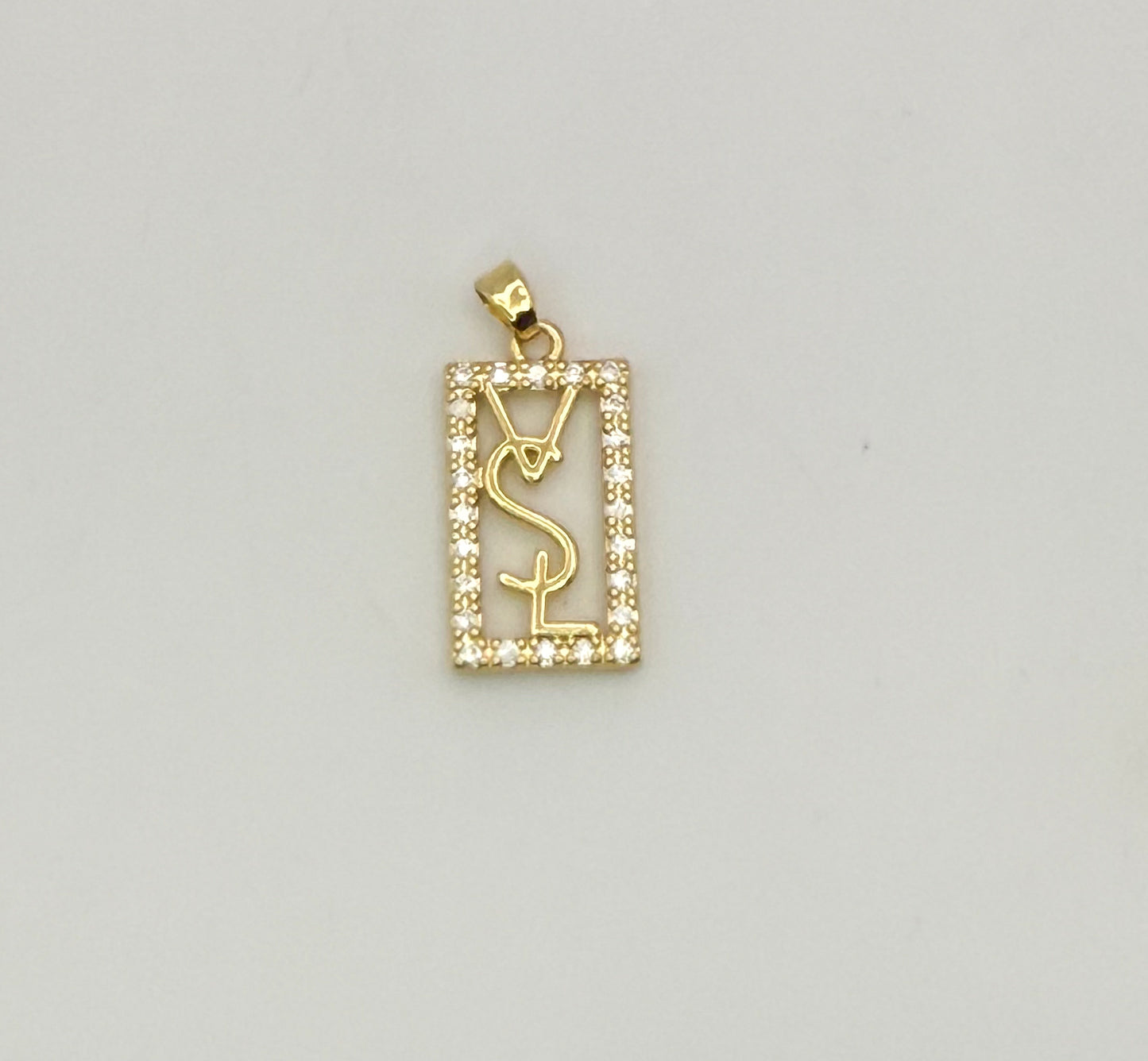 High Quality YSL Designer Gold DIY Charm Pendant