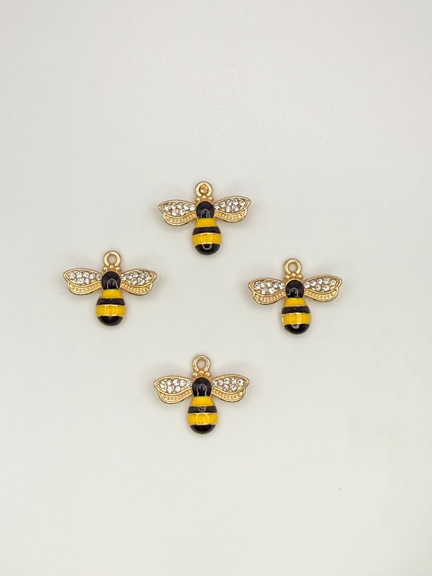 Gold Bumble Bee DIY Charms