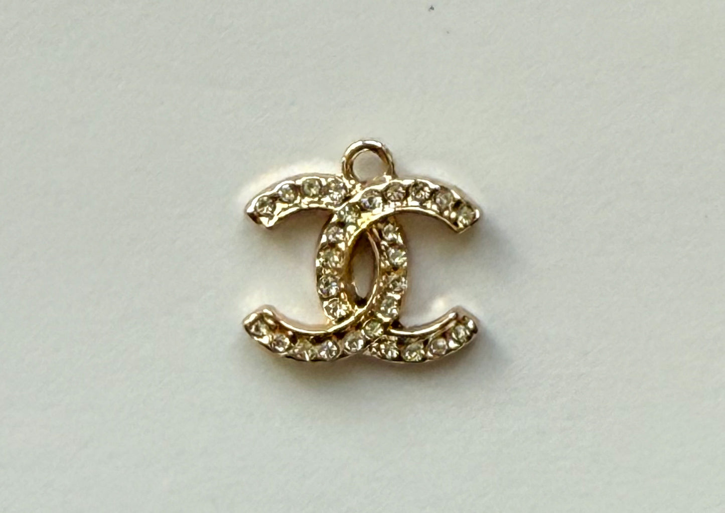 Gold HQ CC Designer DIY Charm Pendant