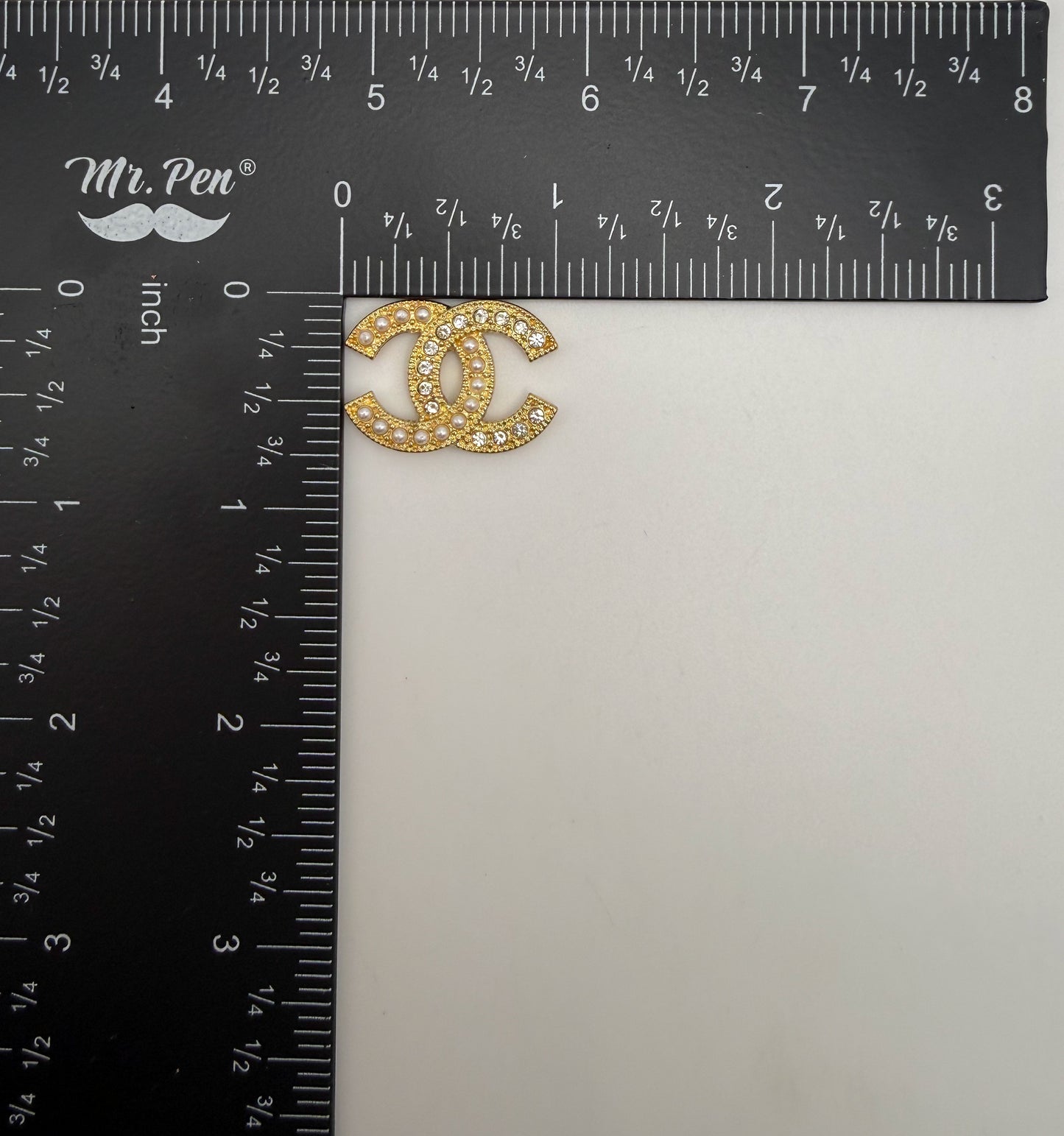 Silver & Gold CC Logo DIY Metal Charms