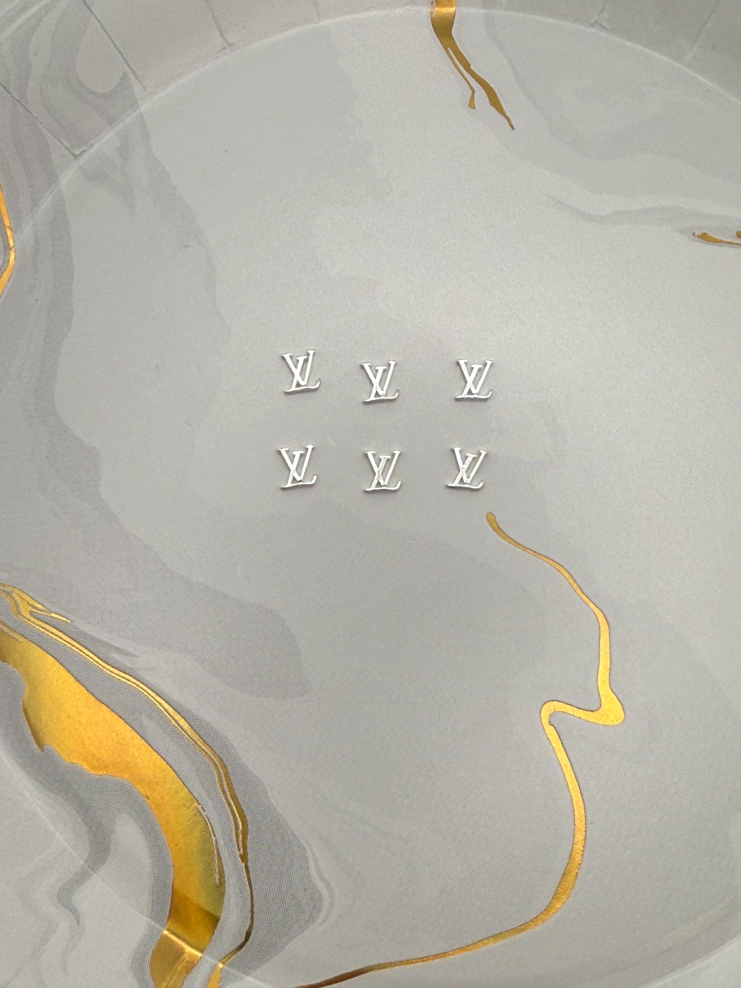 Gold Designer Mini Metal DIY Nail Charm