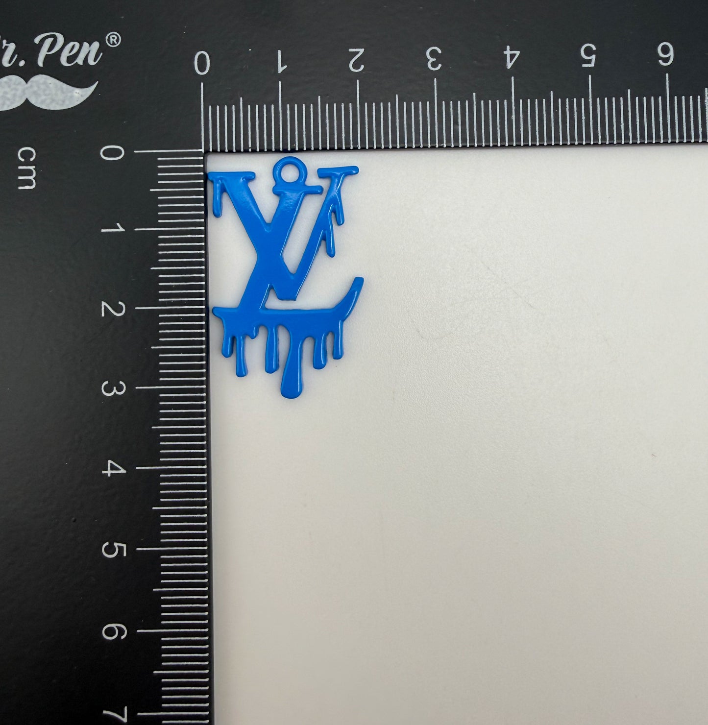 Dripping LV Designer Colorful Enamel Metal DIY Charms