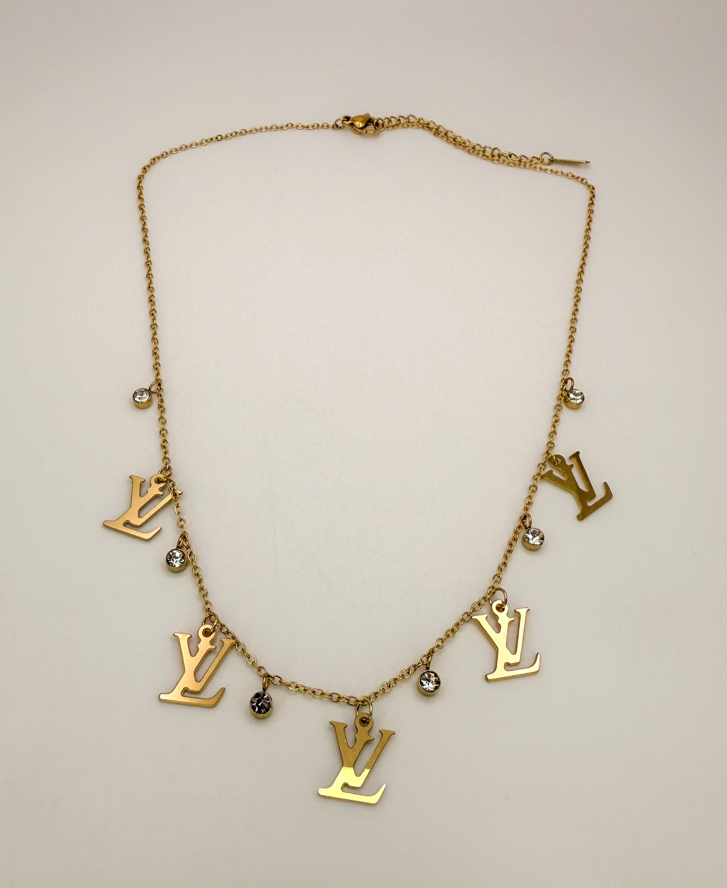 LV Designer Symbolic Gold Necklace