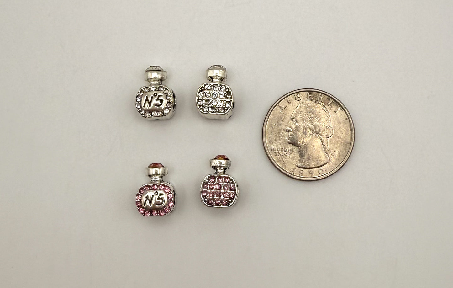 No. 5 Perfume Bottle DIY Spacer Charms-Pandora Style