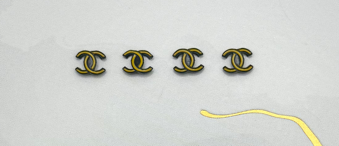 CC Colorful Mini DIY Metal Nail Charms