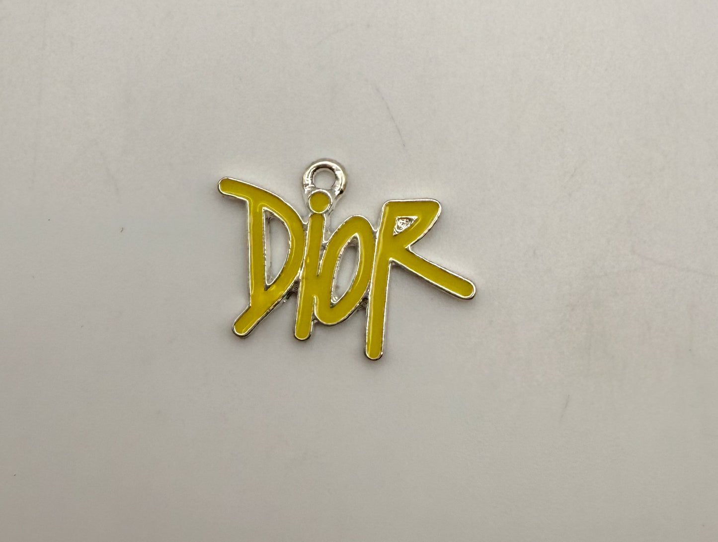 Colorful Enameled Dior Designer Metal Charms