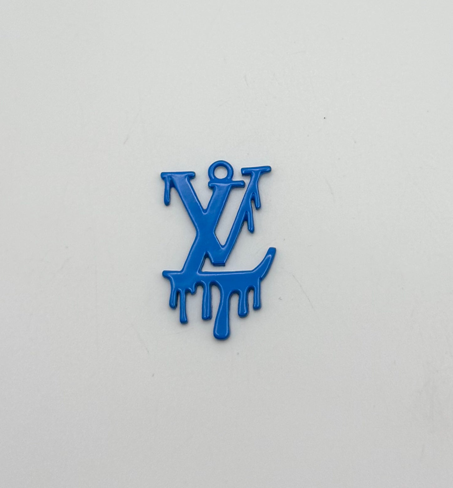 Dripping LV Designer Colorful Enamel Metal DIY Charms