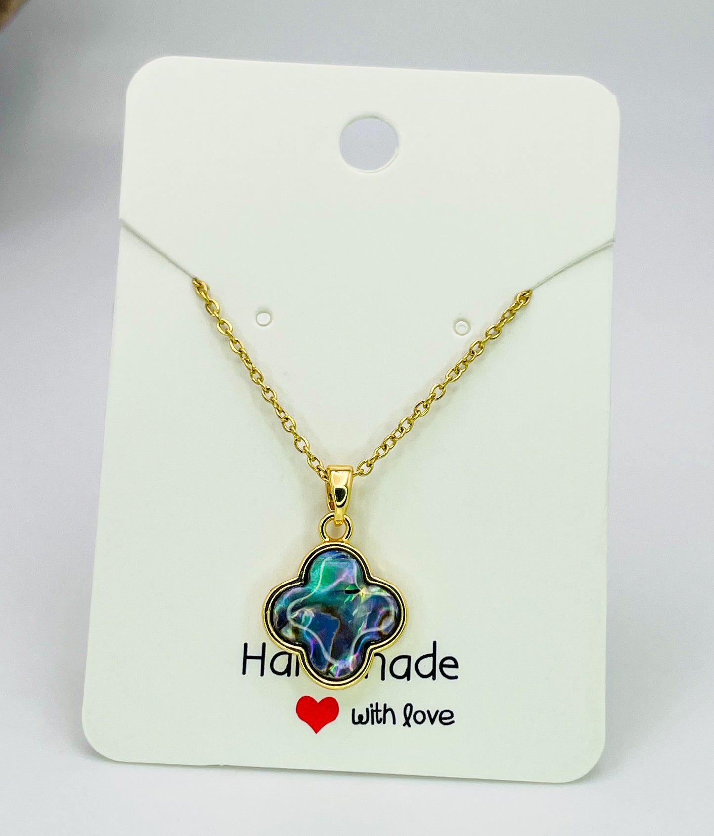 LV Clover Gold or Silver Stainless Steel Necklace