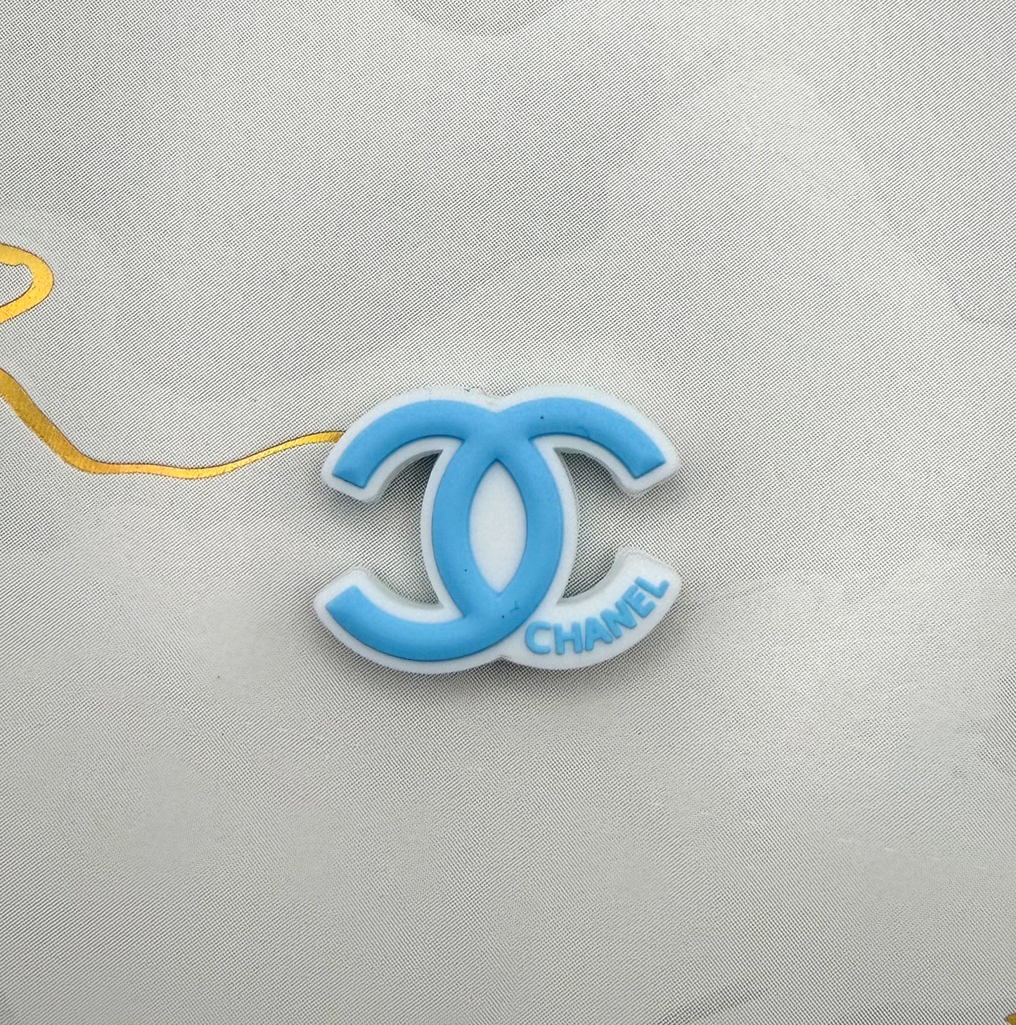 CC Logo Colorful Silicone DIY Pen Focal Beads
