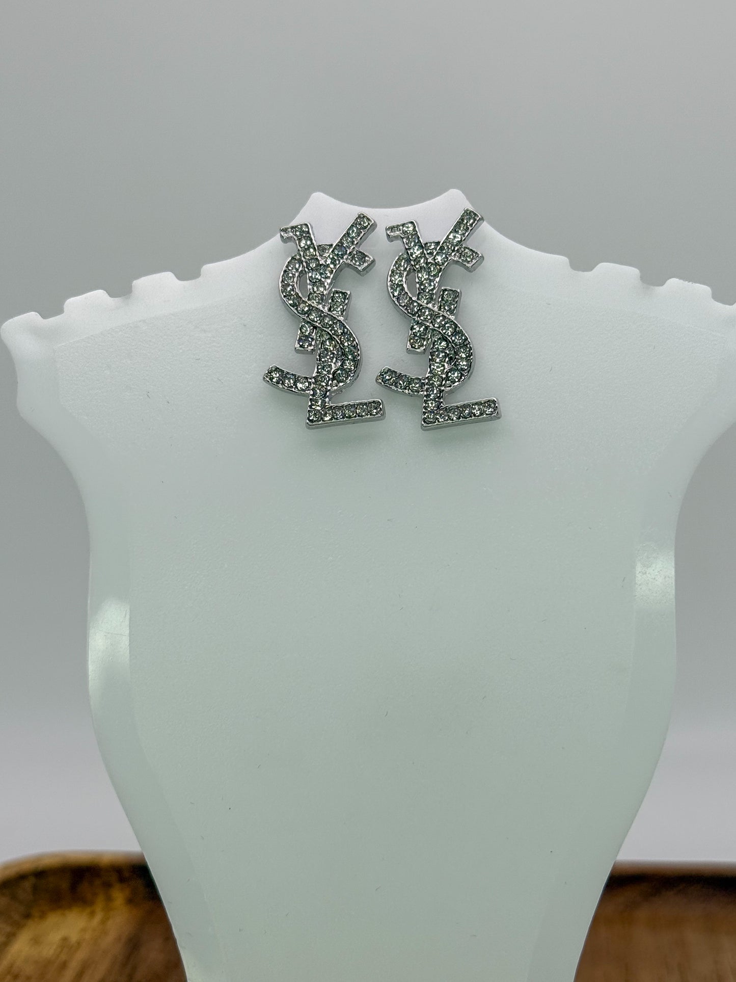 YSL Designer Statement Stud Earrings