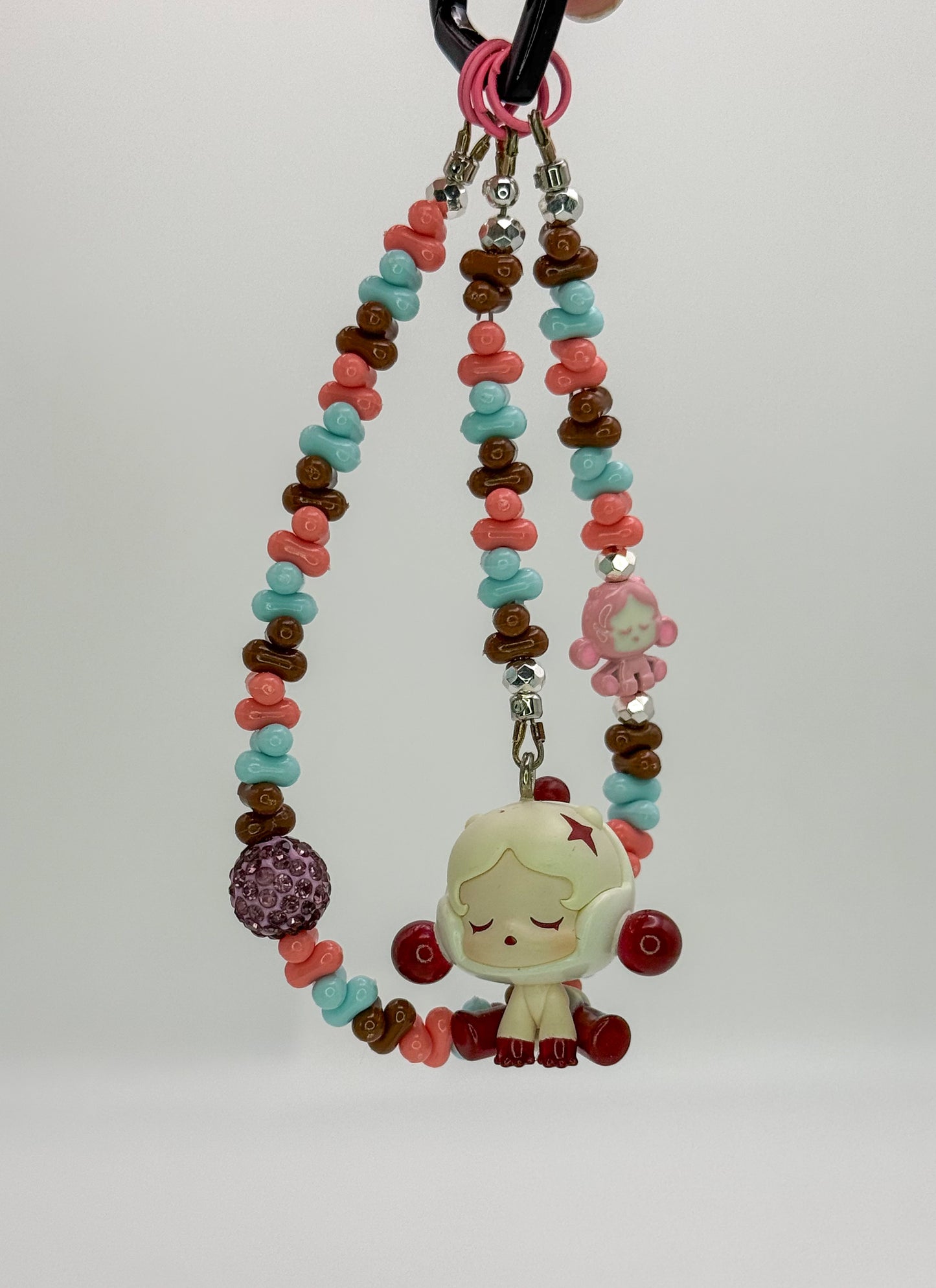 Popmart’s Skull Panda Bean Key Charm Phone Charm