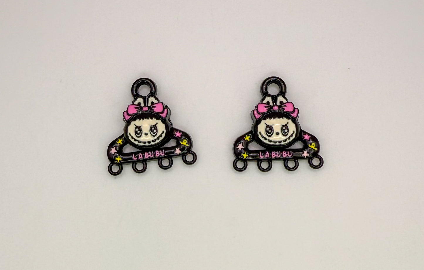 Labubu DIY Multi Layer Keychain Charm Connector