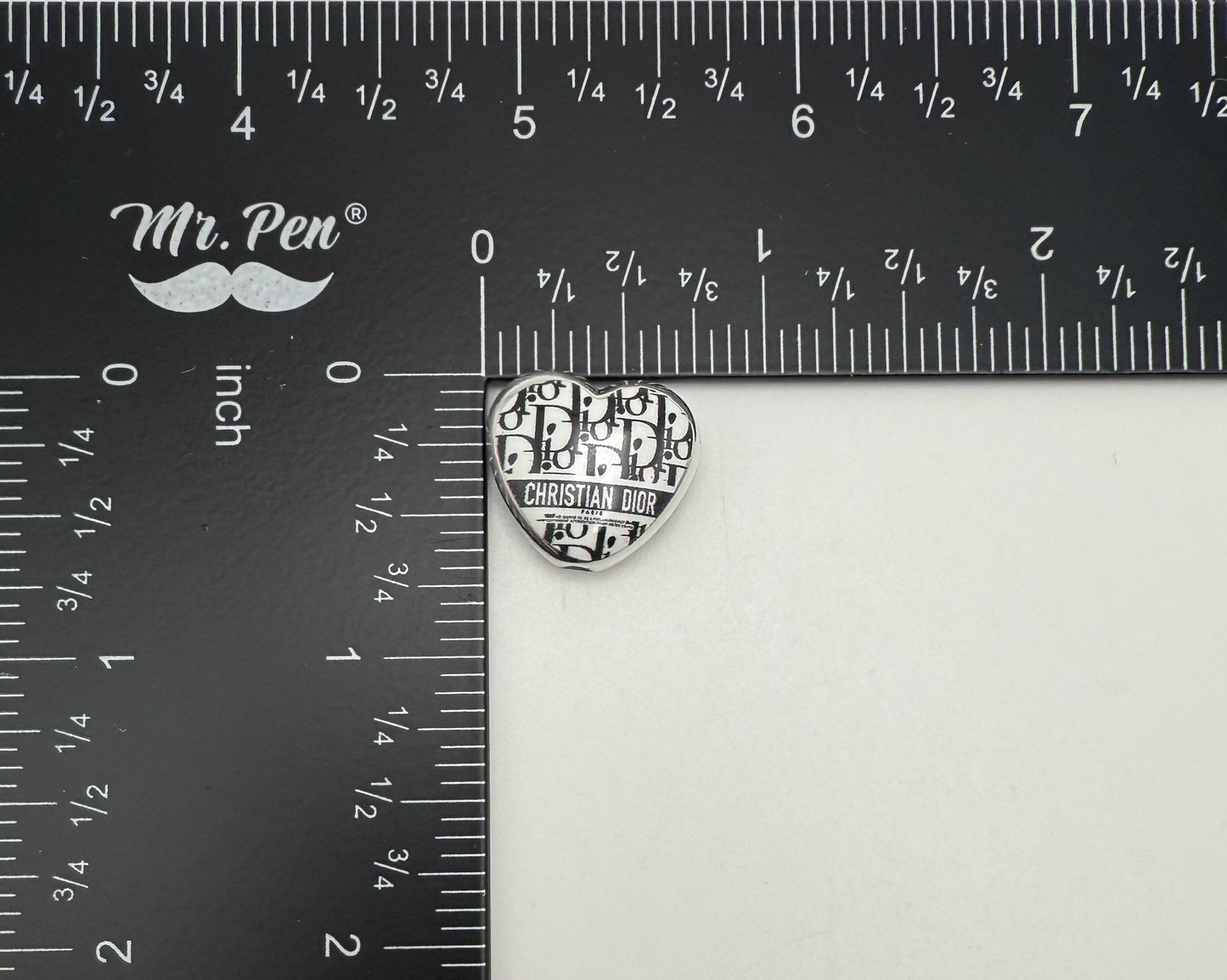 Designer Heart Shaped Acrylic DIY Beads