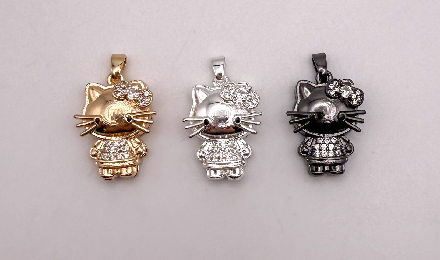 HK Kitty Pendant