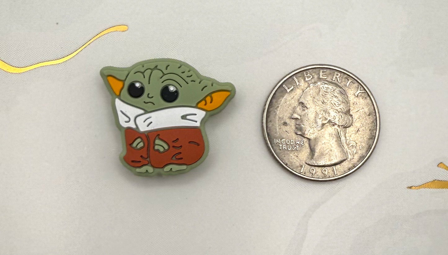 Beetlejuice & Baby Yoda Silicone DIY Focal Pen Beads