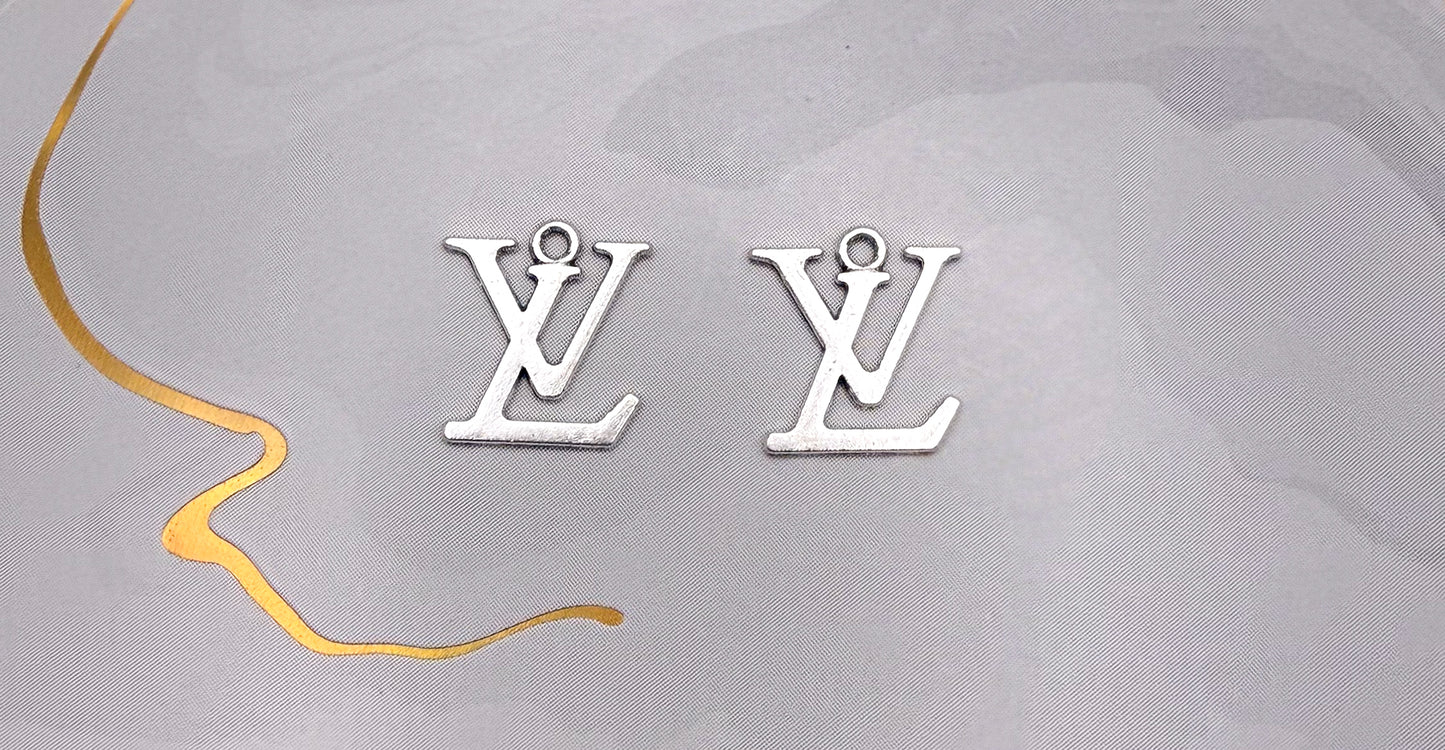 NEW Silver LV DIY Metal Charms PROMO