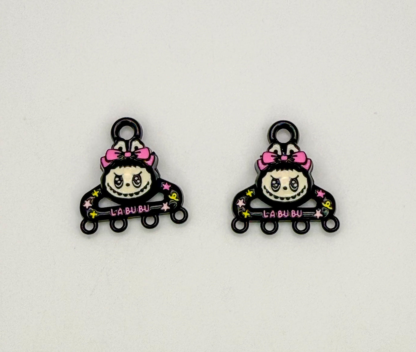 Labubu DIY Multi Layer Keychain Charm Connector