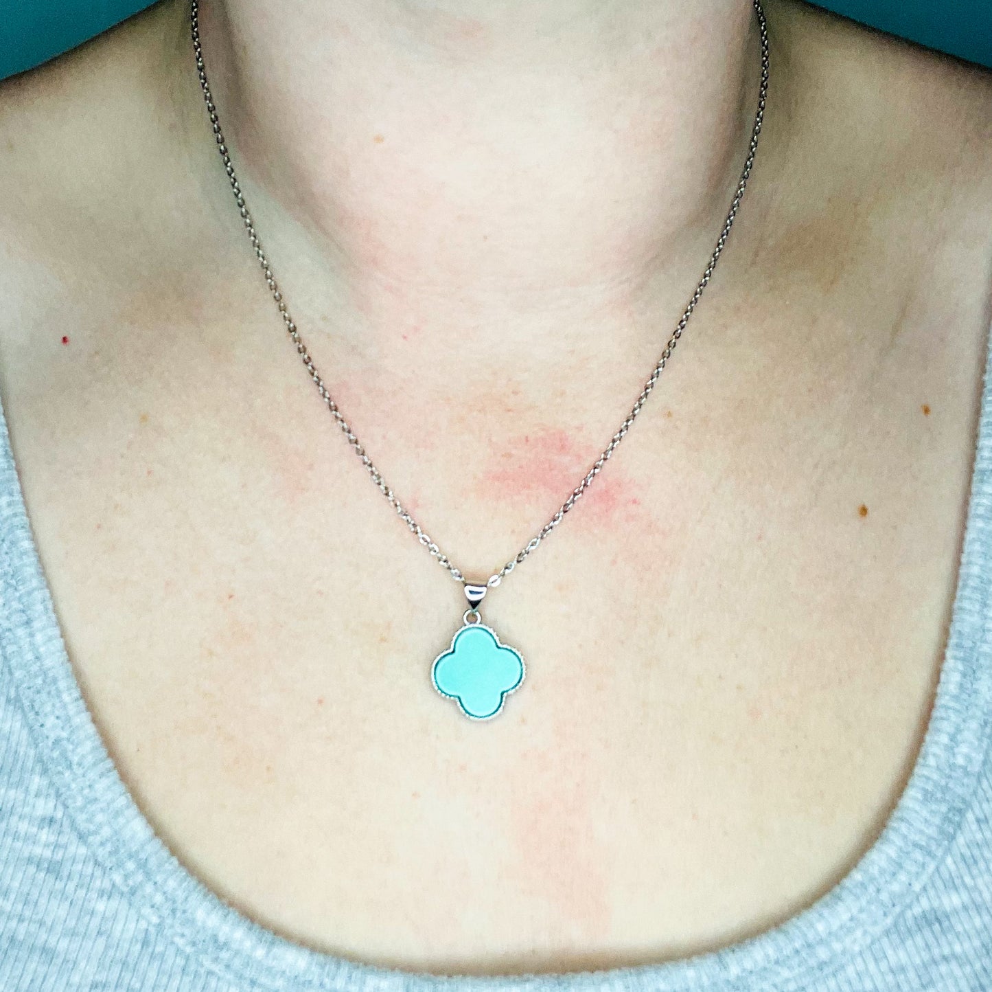 LV Clover Gold or Silver Stainless Steel Necklace