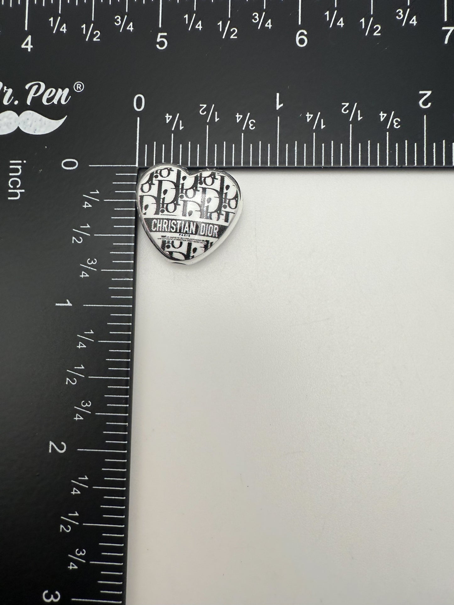 Designer Heart Shaped Acrylic DIY Beads