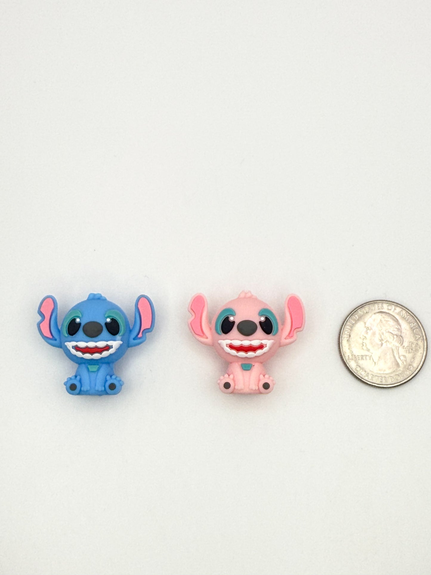 3D Stitch & Angel Silicone DIY Pen Focal Beads