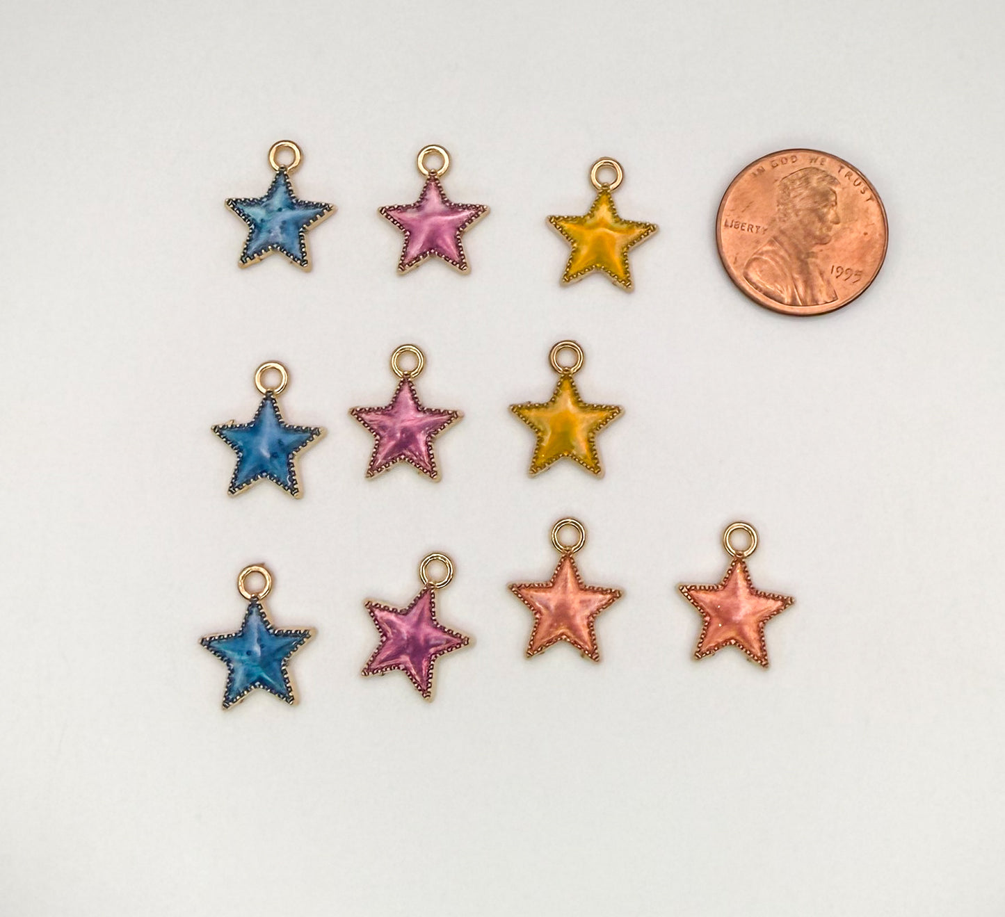 Mini DIY Charms- Bows, Hearts & Stars