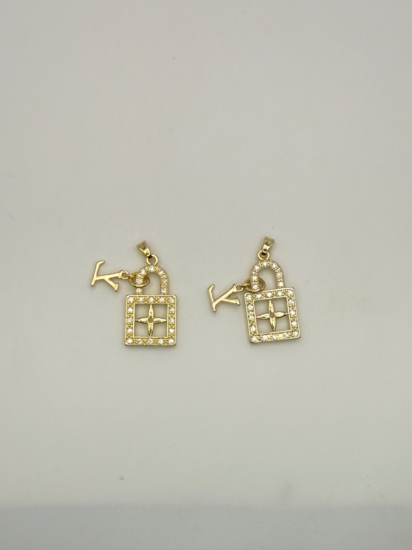 High Quality LV Designer Lock DIY Charm Pendant