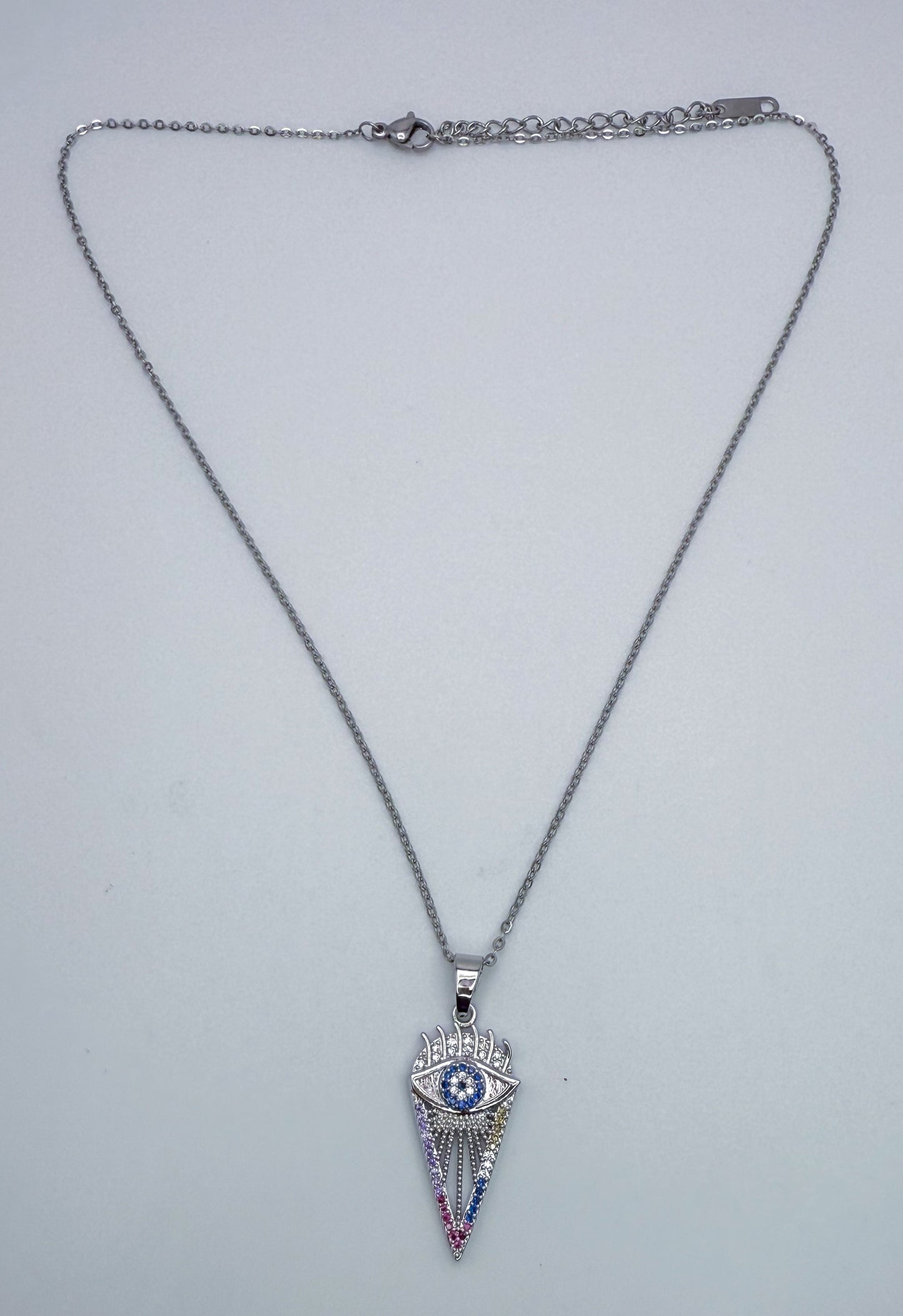 Arrows of Evil Eye Necklace