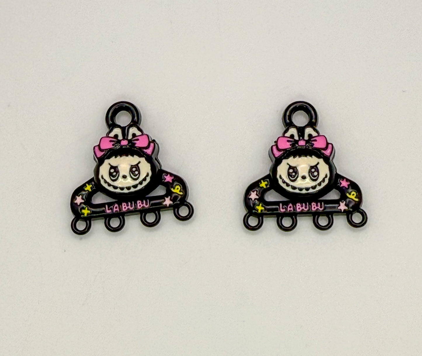 Labubu DIY Multi Layer Keychain Charm Connector