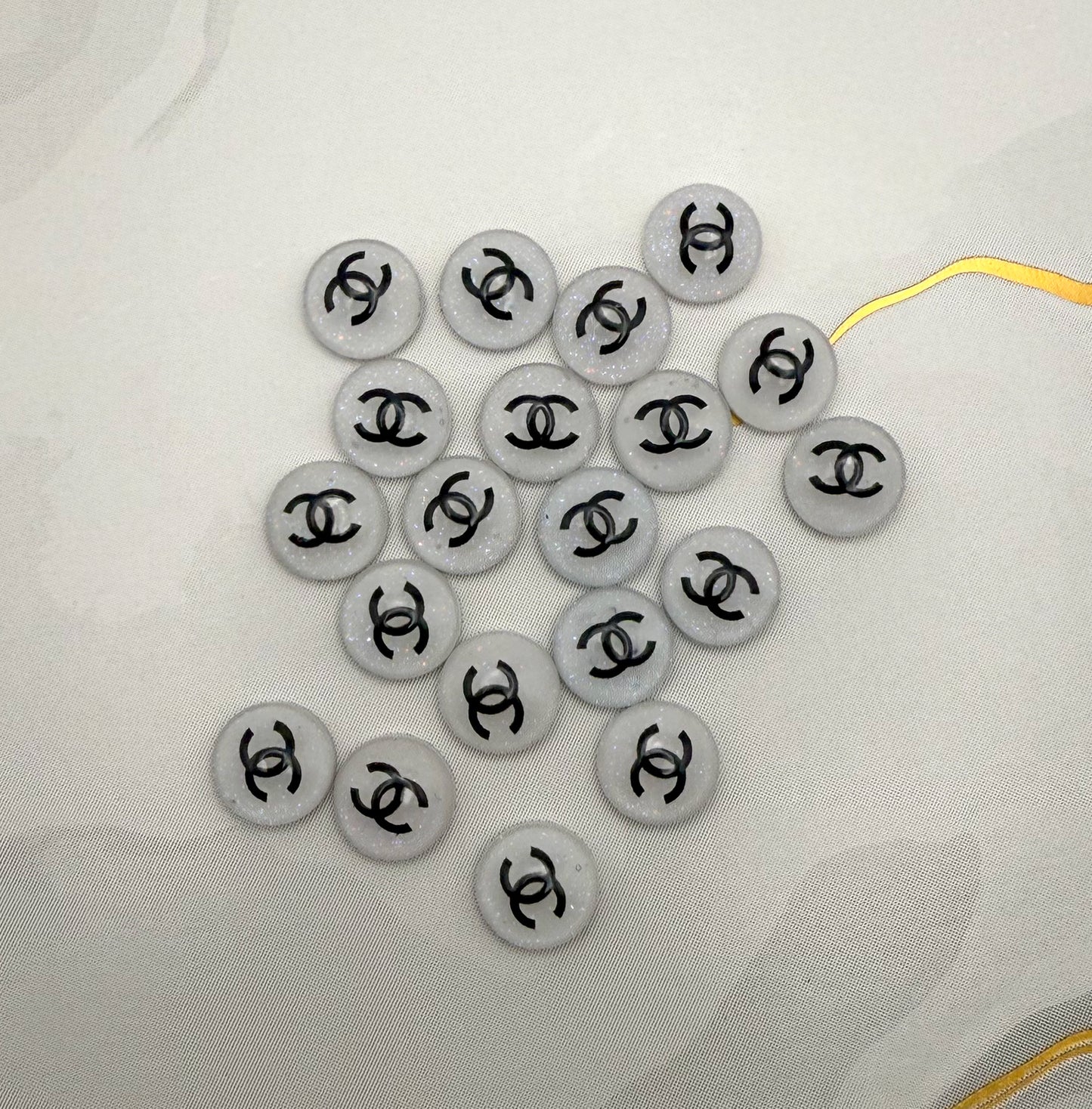 Sparkling CC WaterDrop Resin DIY Nail Charms