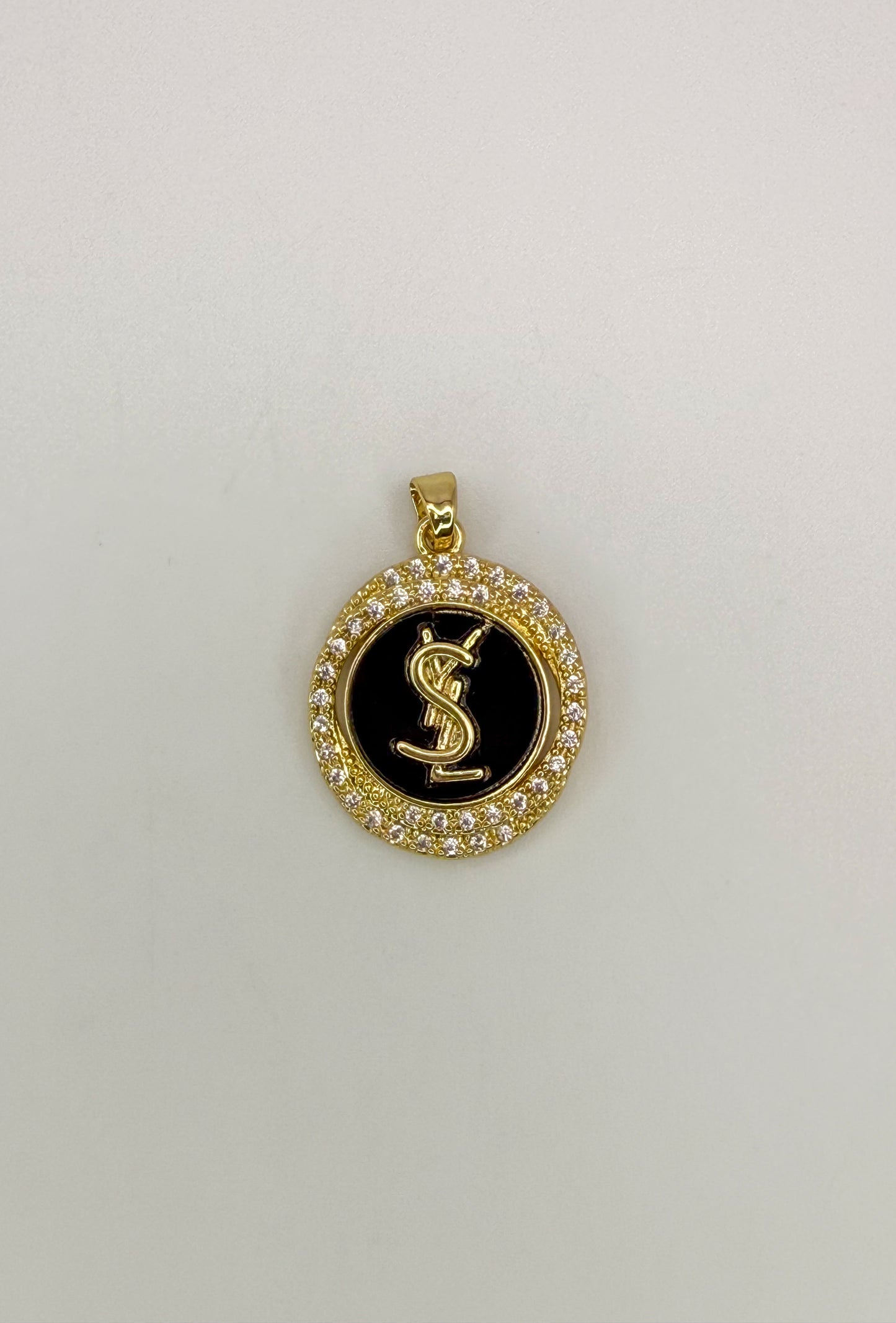 High Quality YSL Designer Gold DIY Charm Pendant