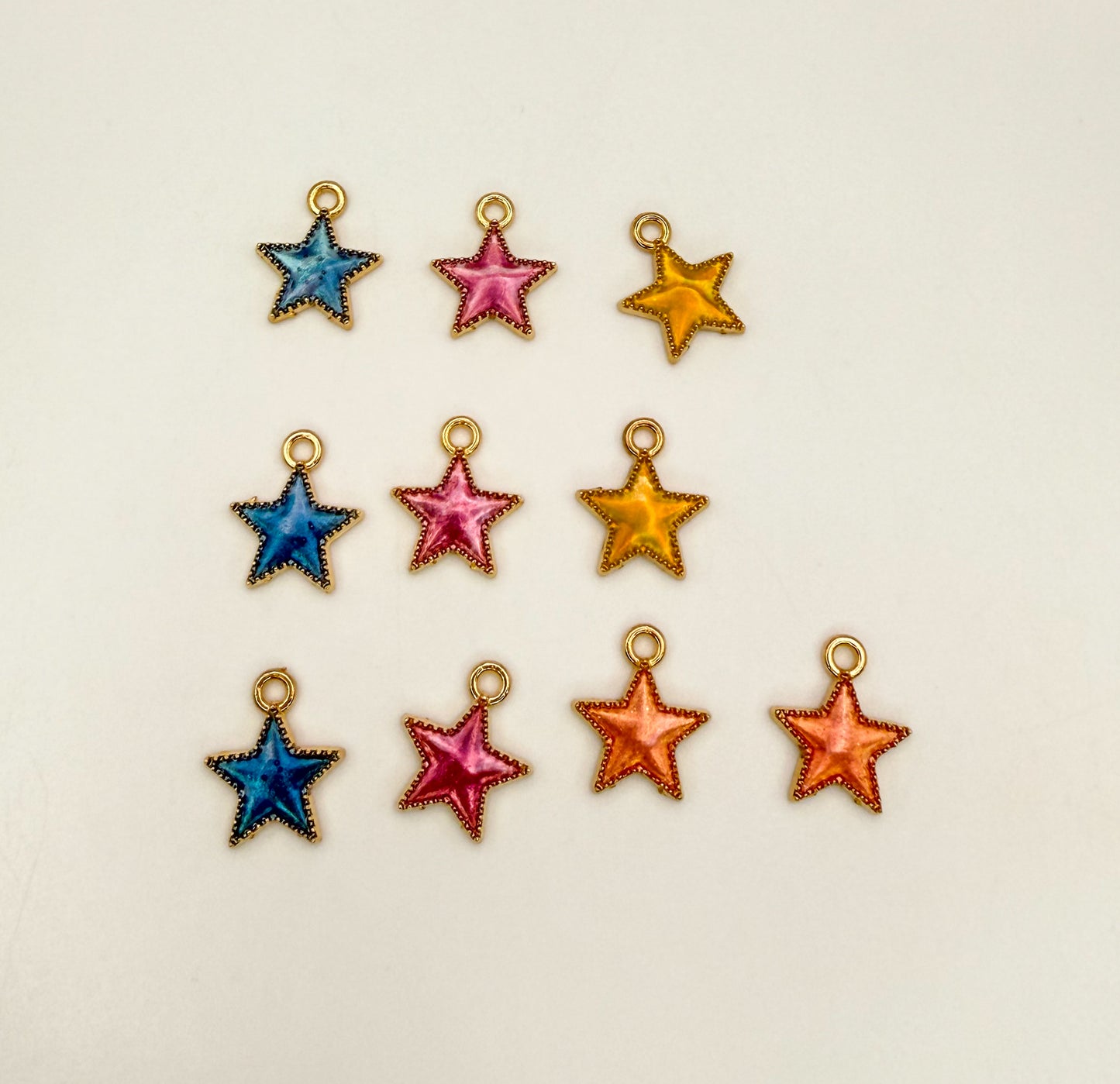 Mini DIY Charms- Bows, Hearts & Stars