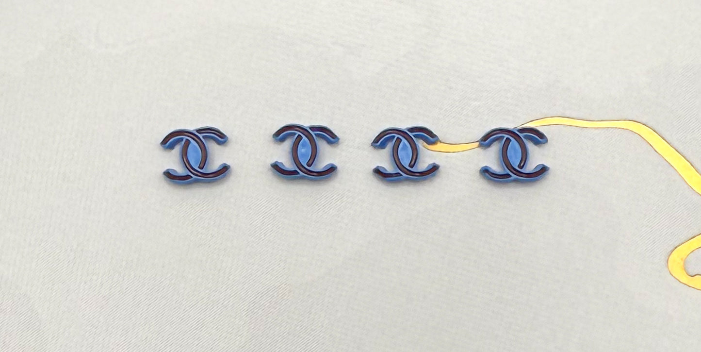 CC Colorful Mini DIY Metal Nail Charms