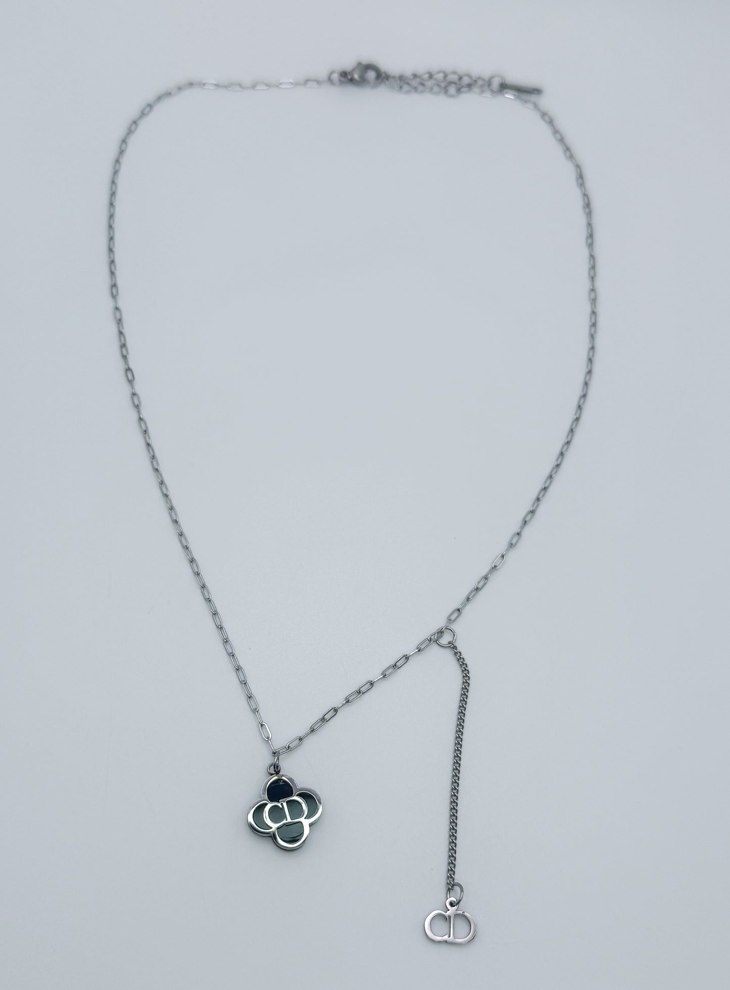 Silver CD Unique Necklace