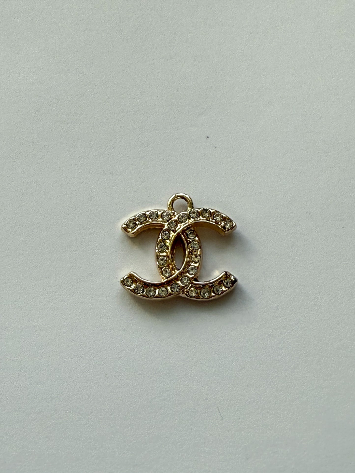 Gold HQ CC Designer DIY Charm Pendant