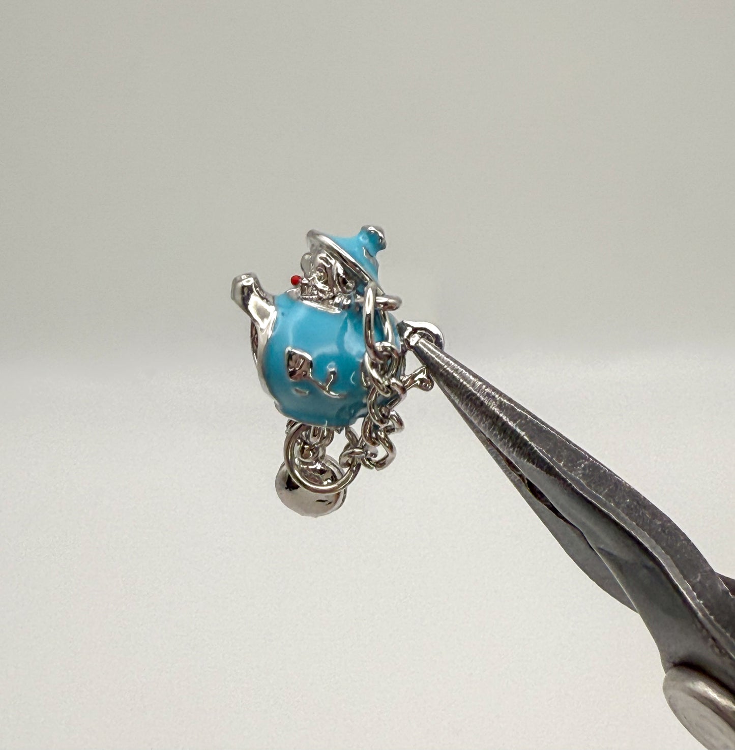Teapot with Mouse inside DIY Spacer Charm for Charm Bracelets