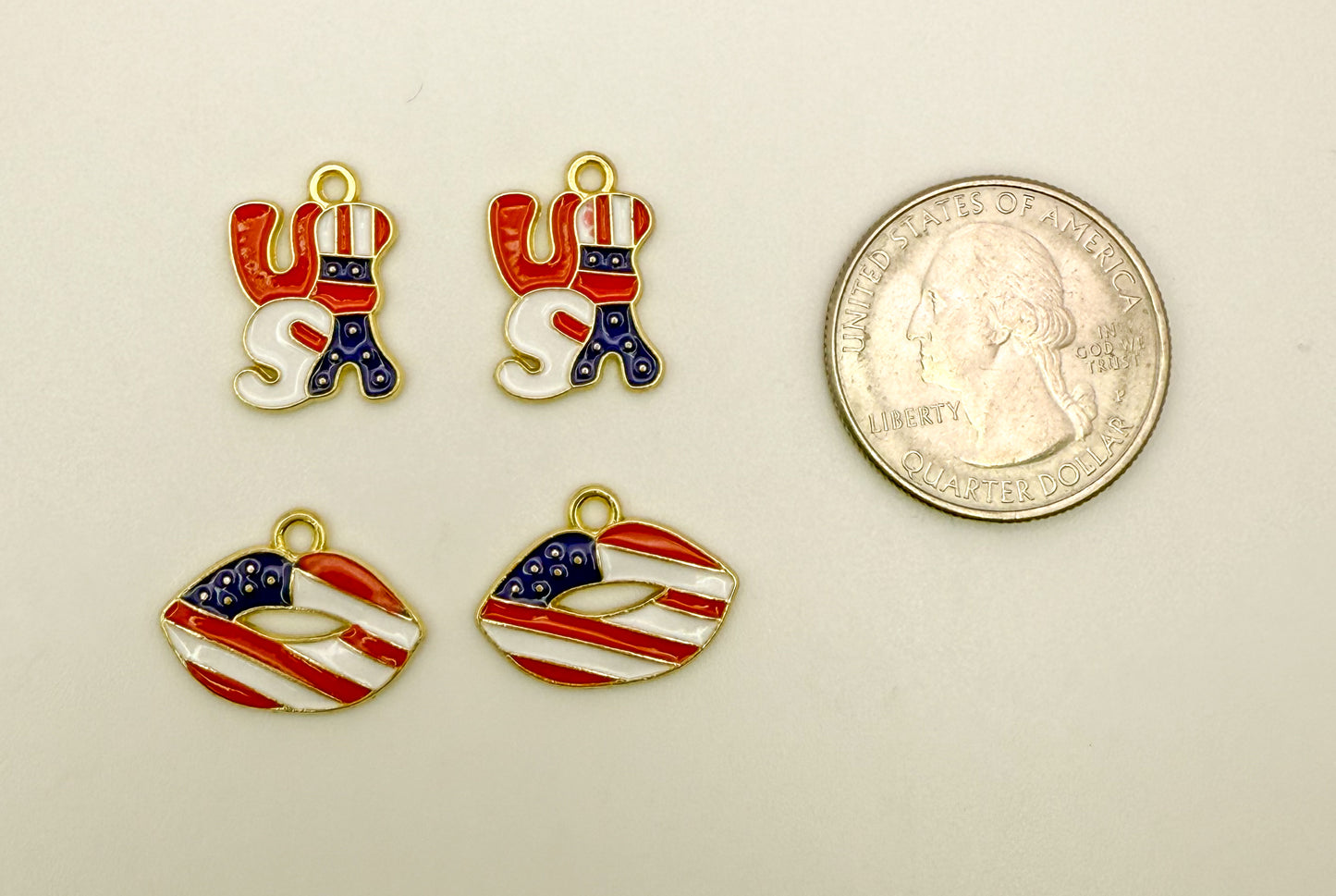 USA DIY Charms