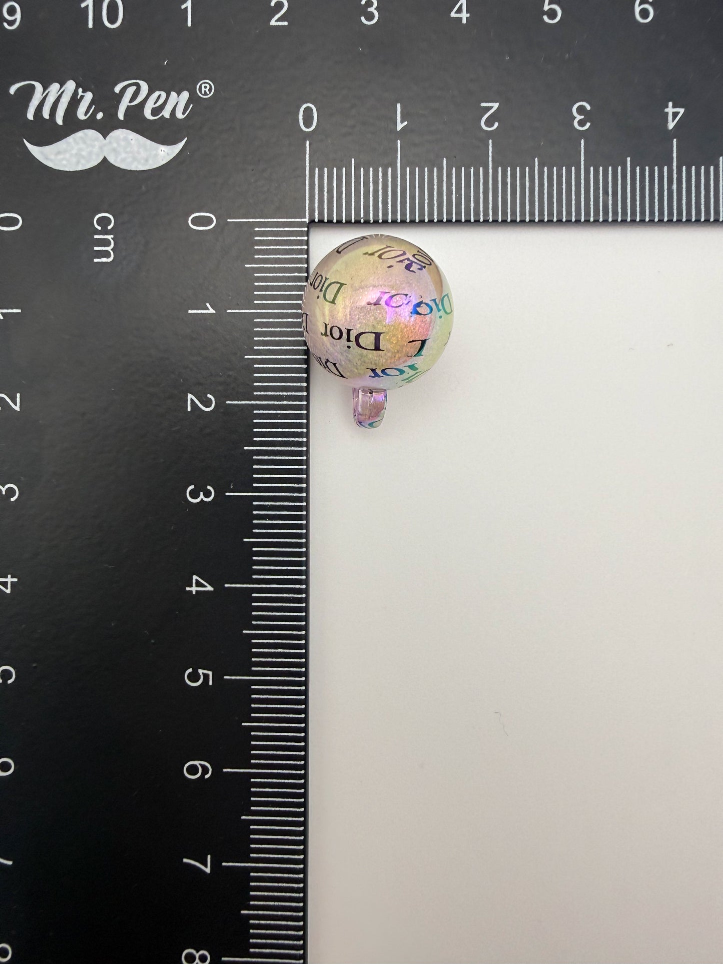 Sparkling Acrylic Dior Designer DIY Bead Charms