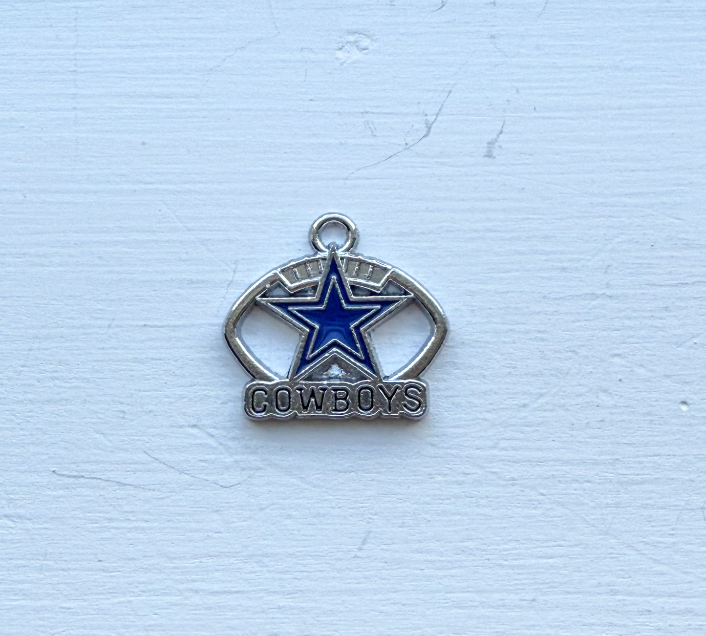 Silver Football DIY Charms