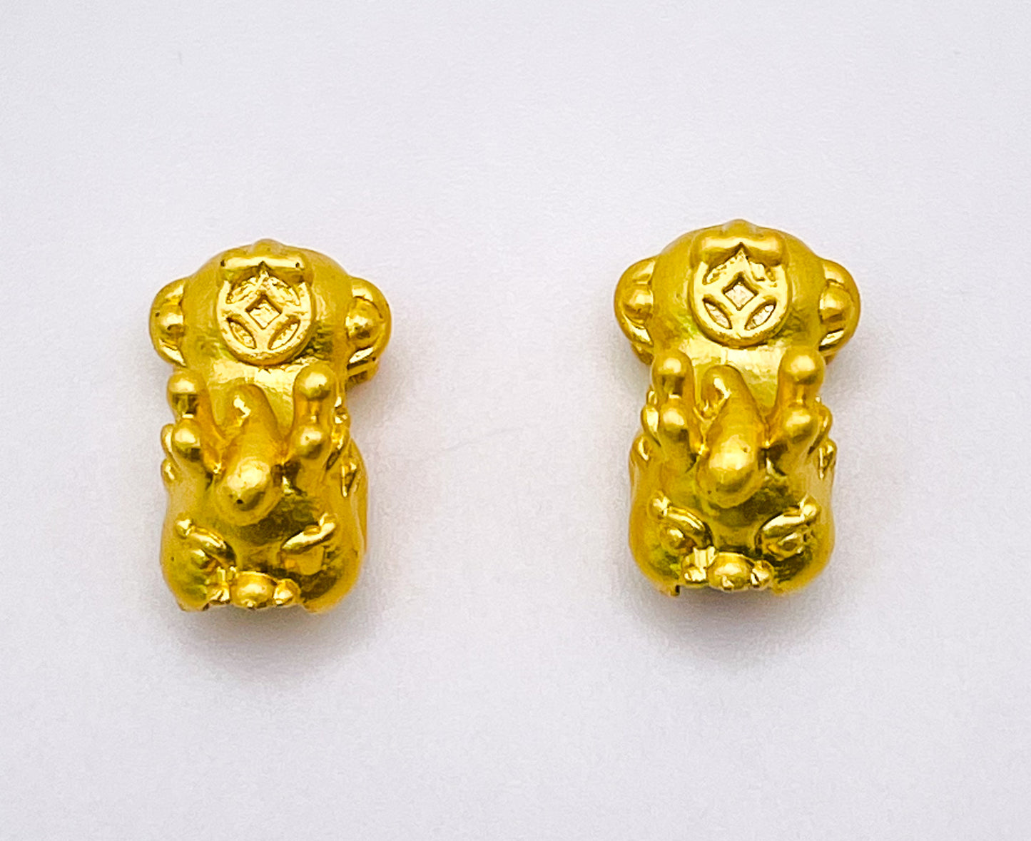 Silver or Gold Pichu Charm Bead