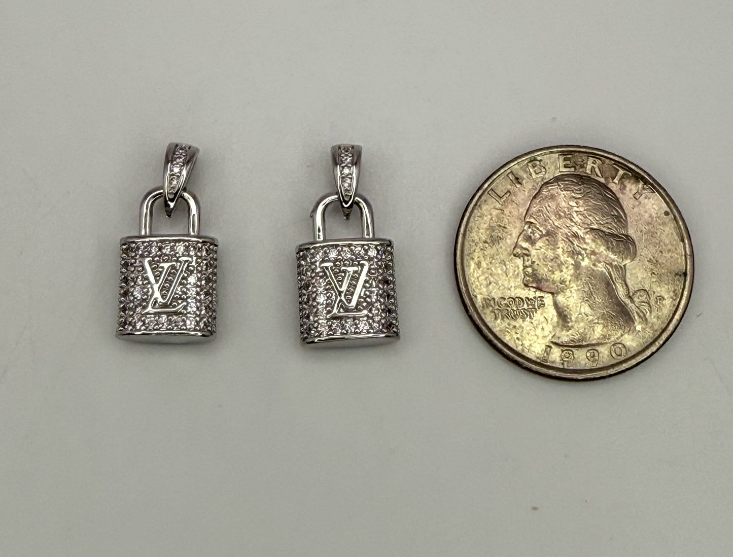 High Quality LV Designer Lock DIY Charm Pendant