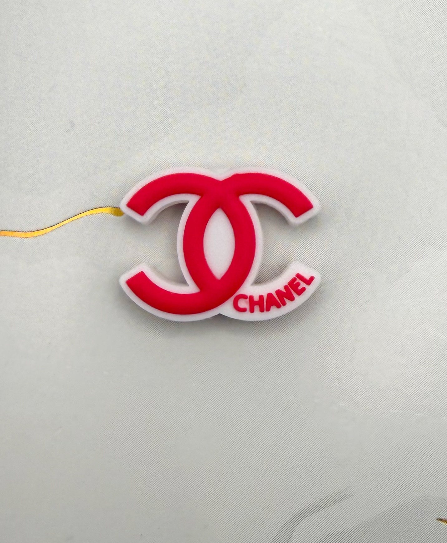 CC Logo Colorful Silicone DIY Pen Focal Beads