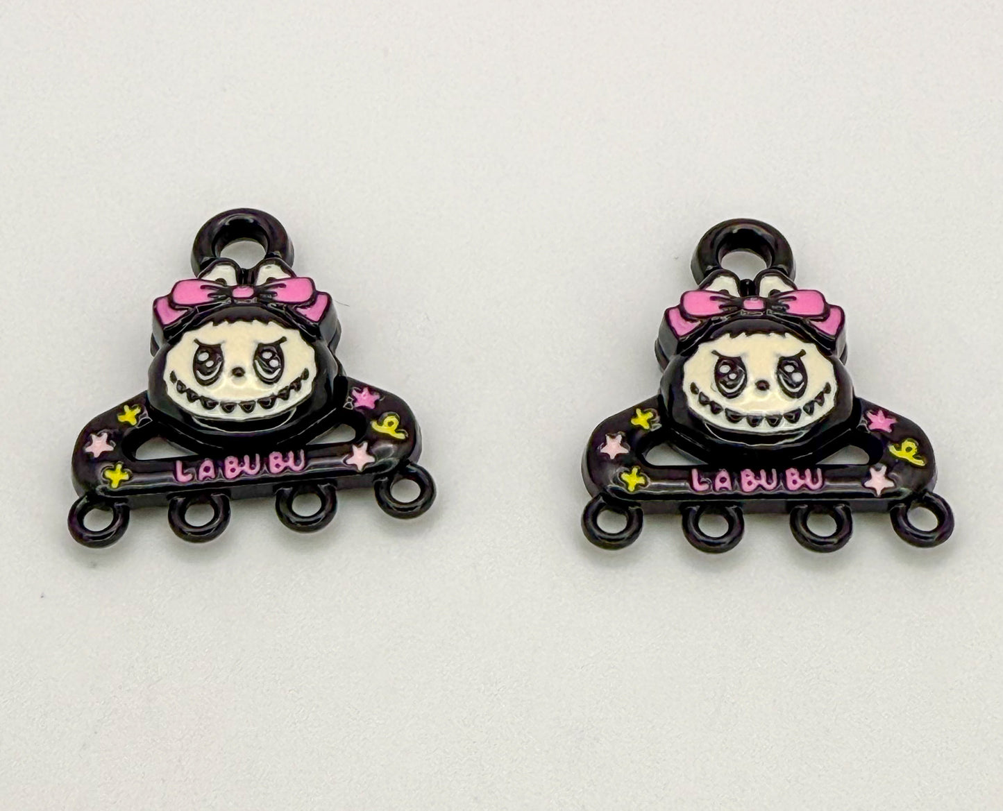 Labubu DIY Multi Layer Keychain Charm Connector