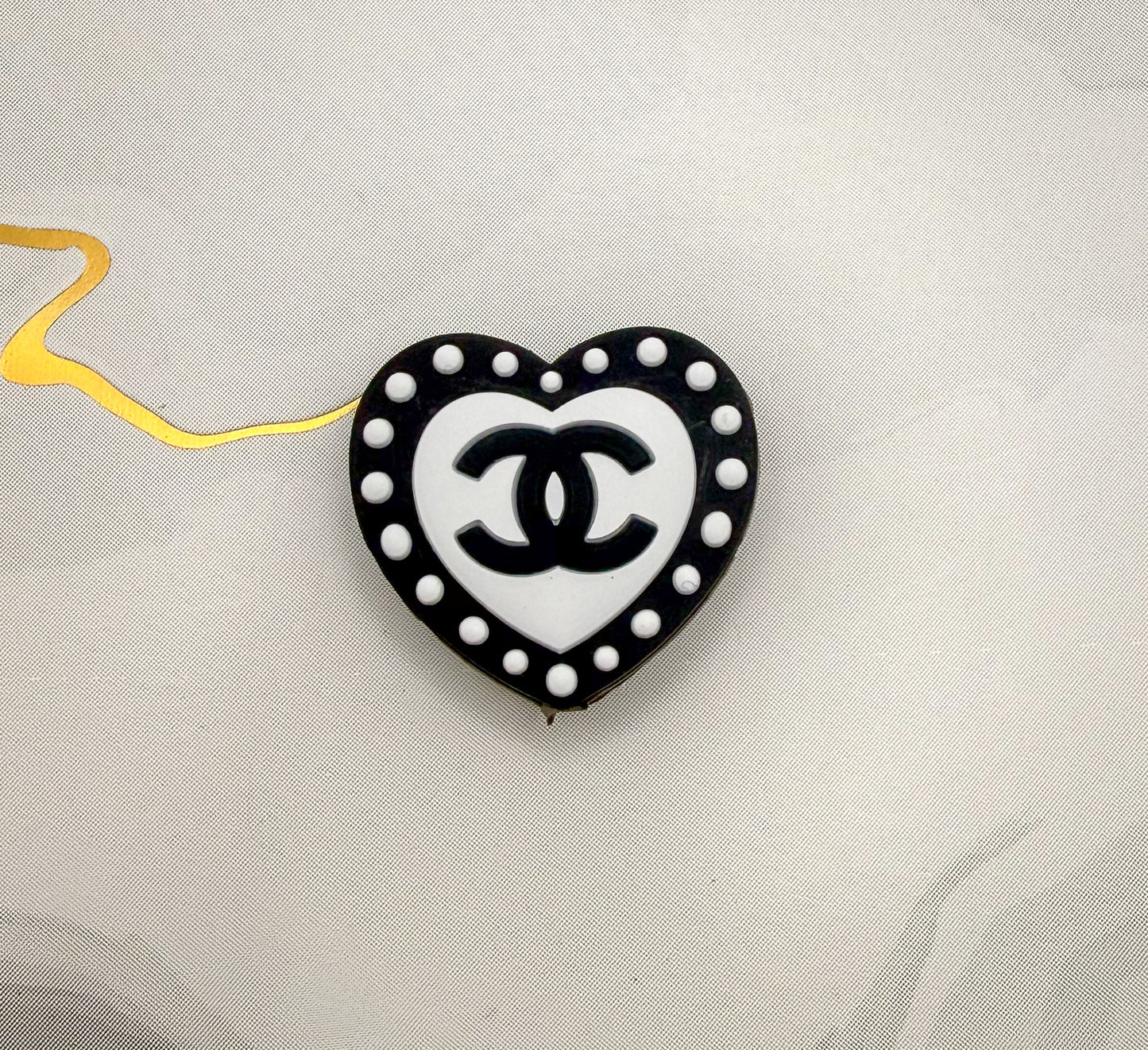 CC Heart Silicone DIY Pen Focal Beads