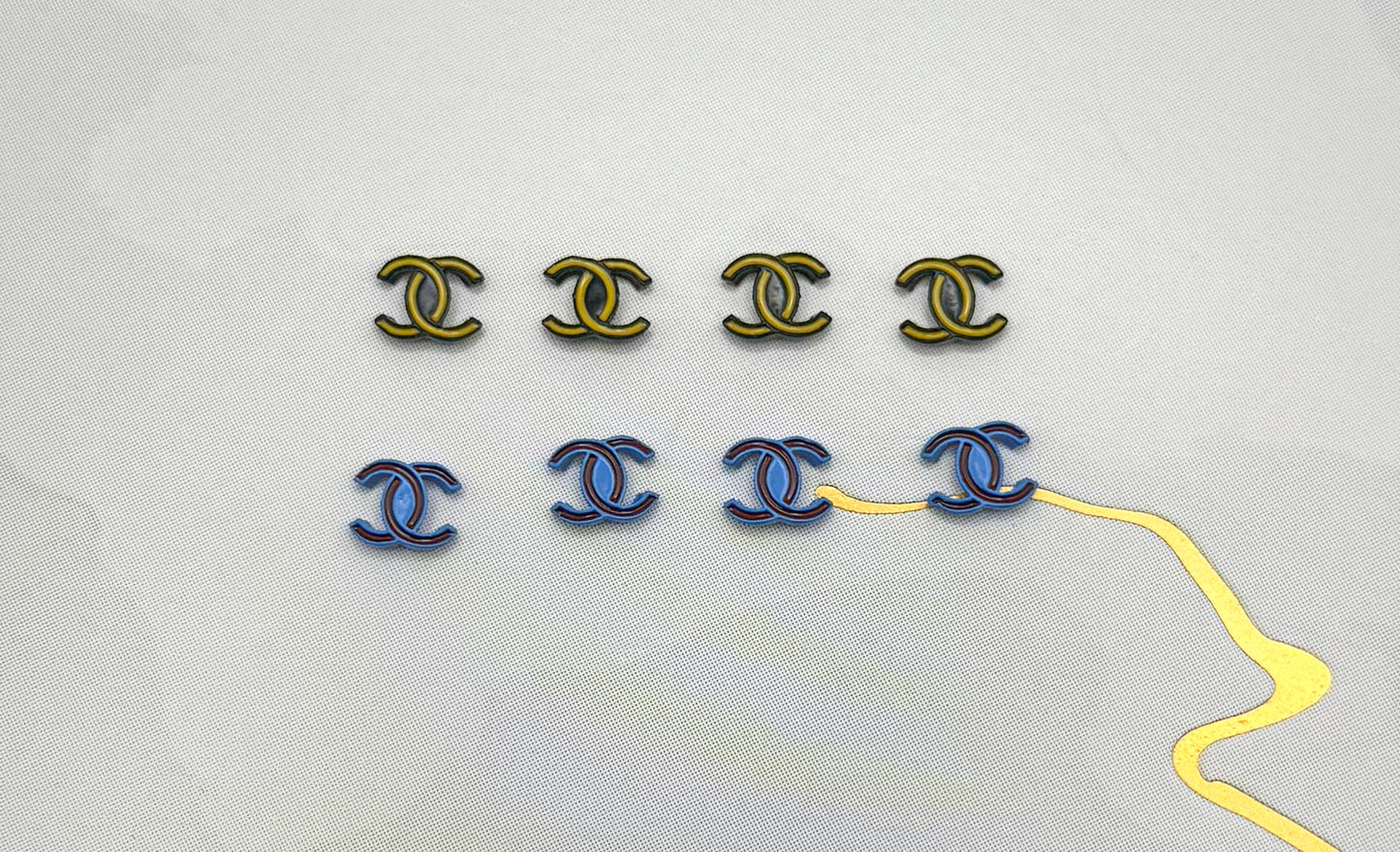 CC Colorful Mini DIY Metal Nail Charms