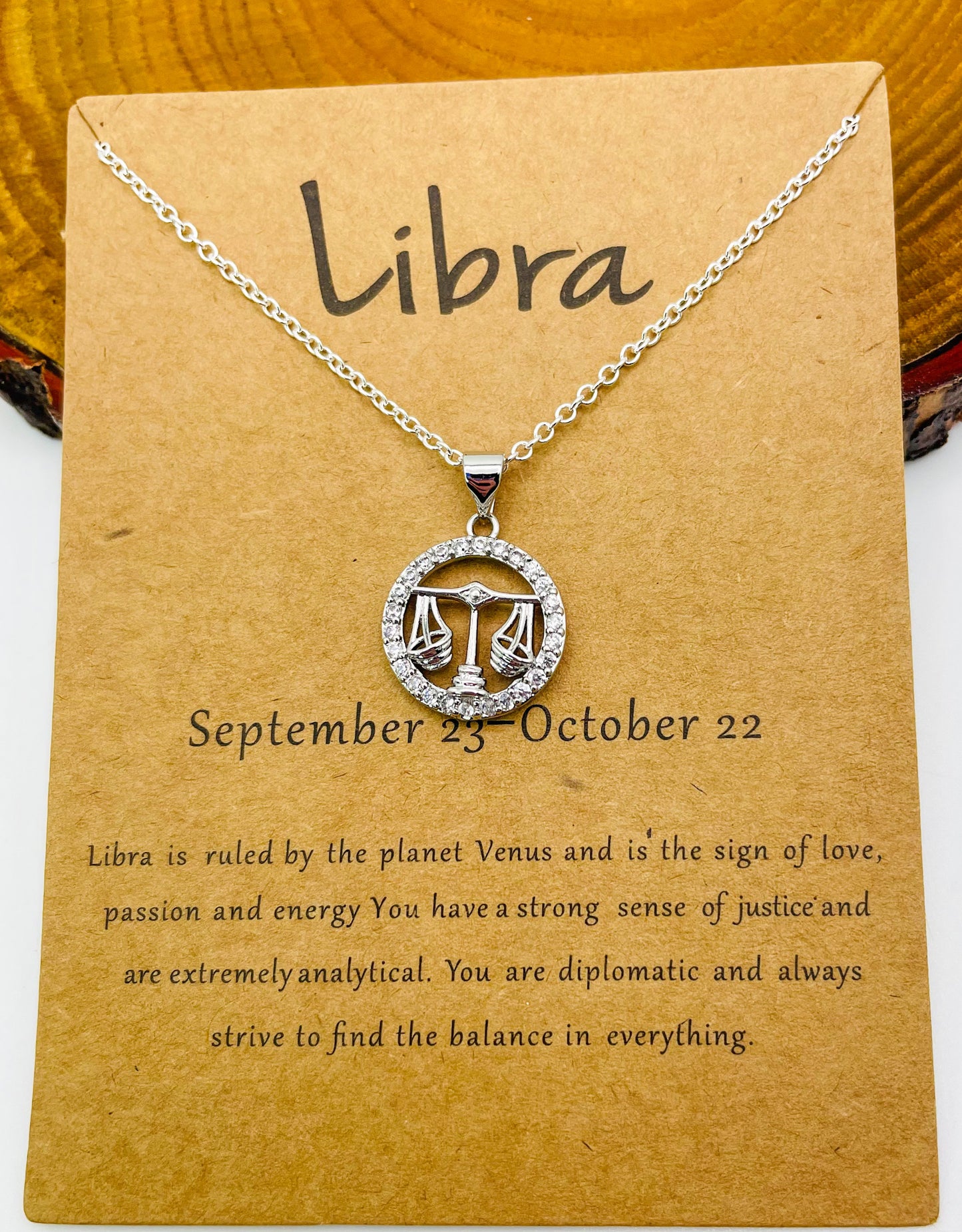 Zodiac Sign Bling Necklaces- S925 Sterling Silver or 14k Gold Overlay