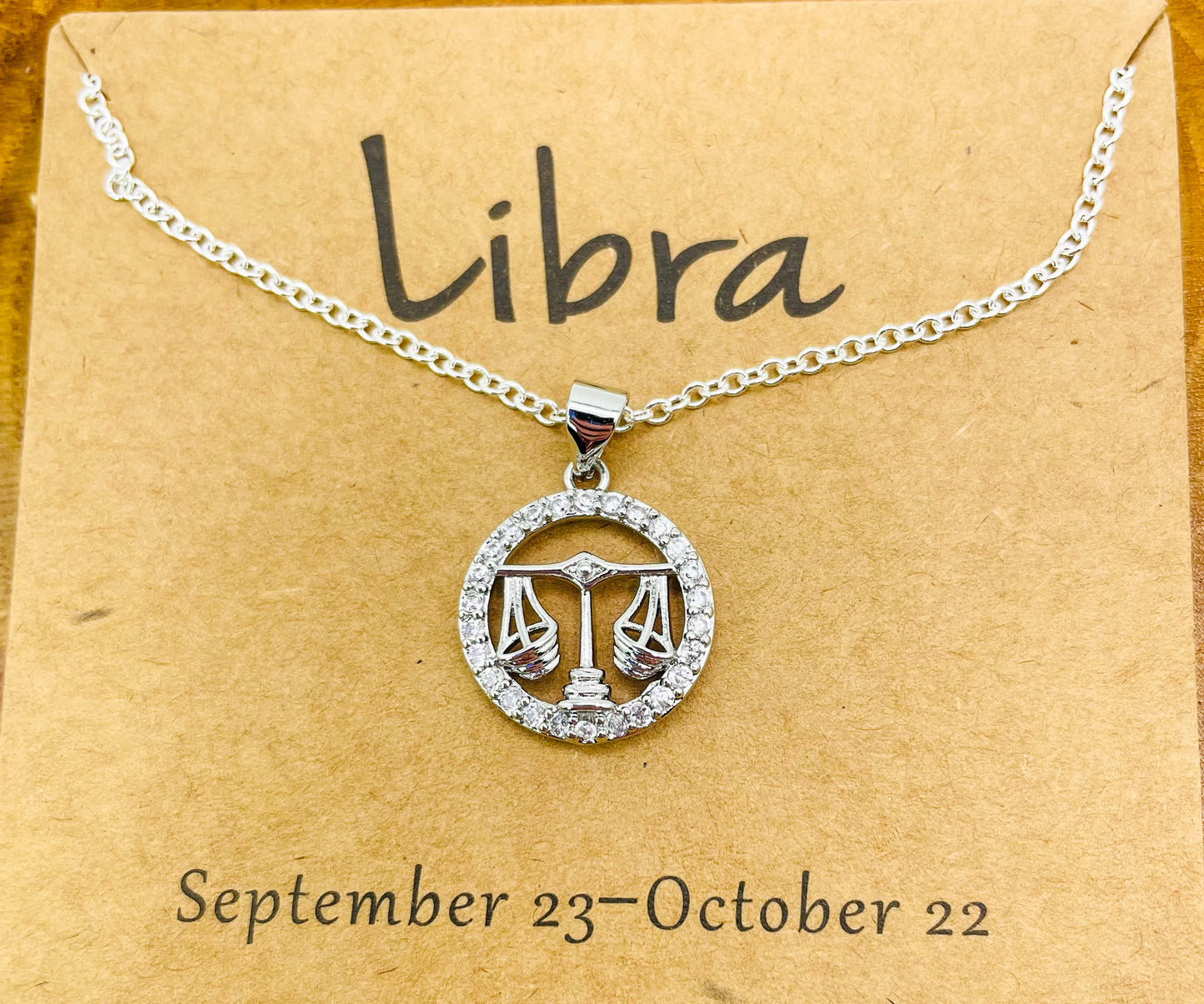 Zodiac Sign Bling Necklaces- S925 Sterling Silver or 14k Gold Overlay