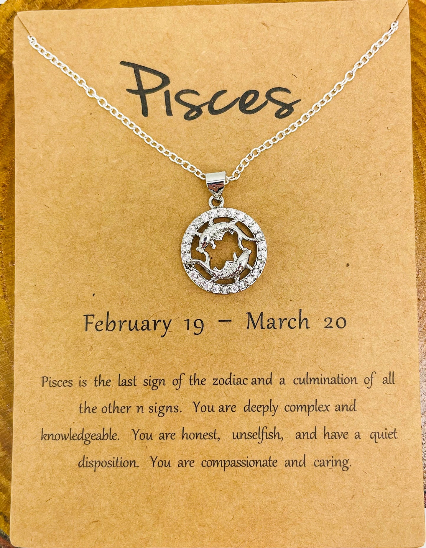 Zodiac Sign Bling Necklaces- S925 Sterling Silver or 14k Gold Overlay