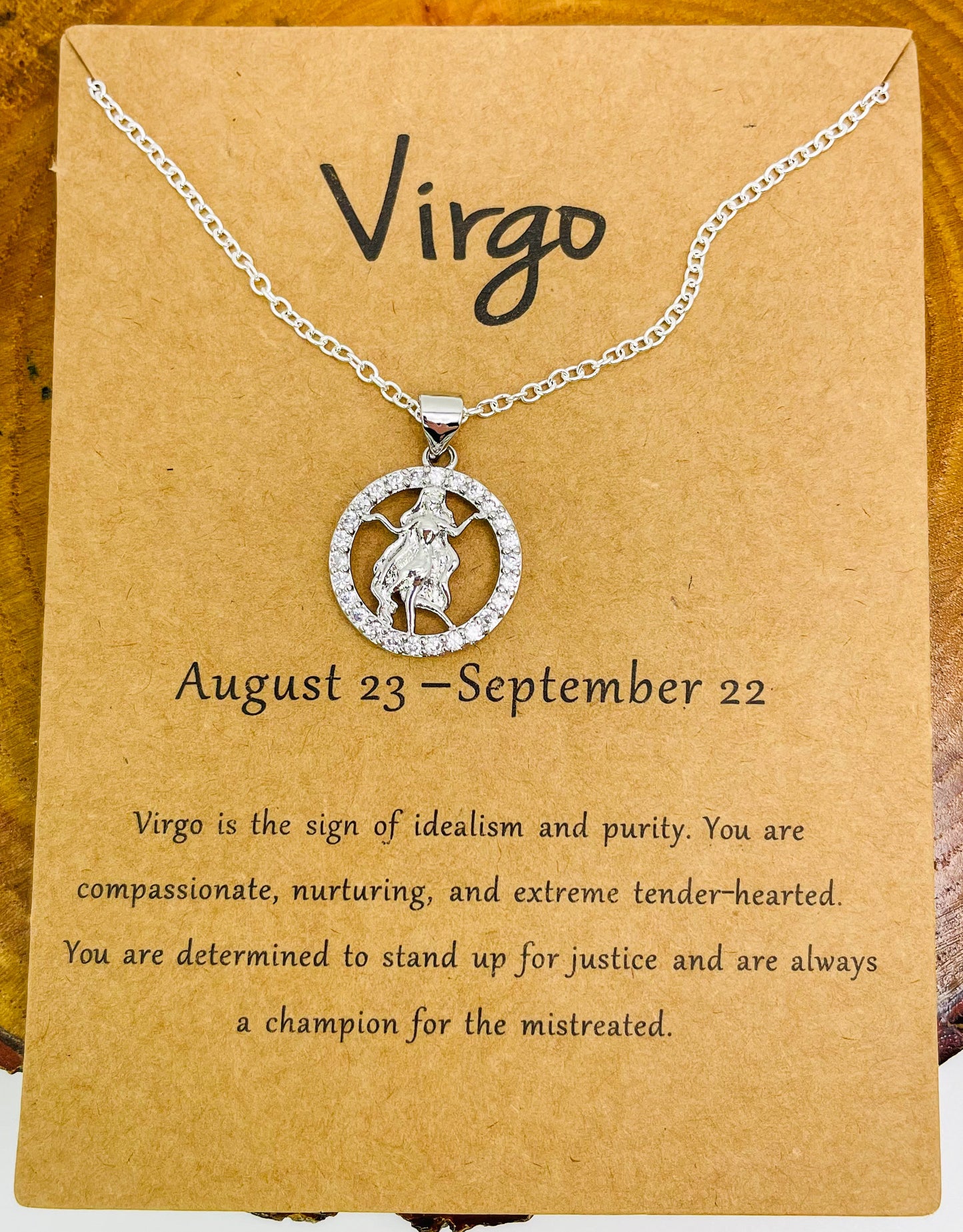 Zodiac Sign Bling Necklaces- S925 Sterling Silver or 14k Gold Overlay