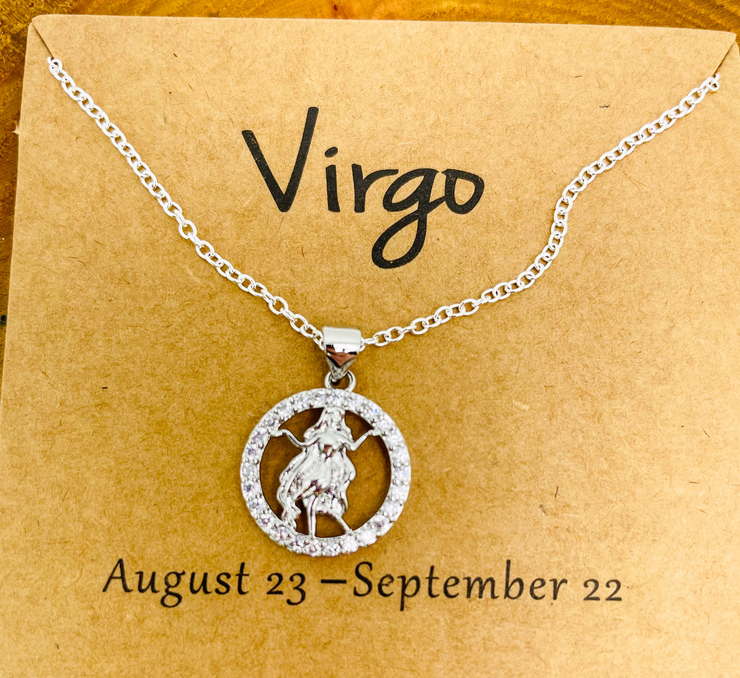 Zodiac Sign Bling Necklaces- S925 Sterling Silver or 14k Gold Overlay